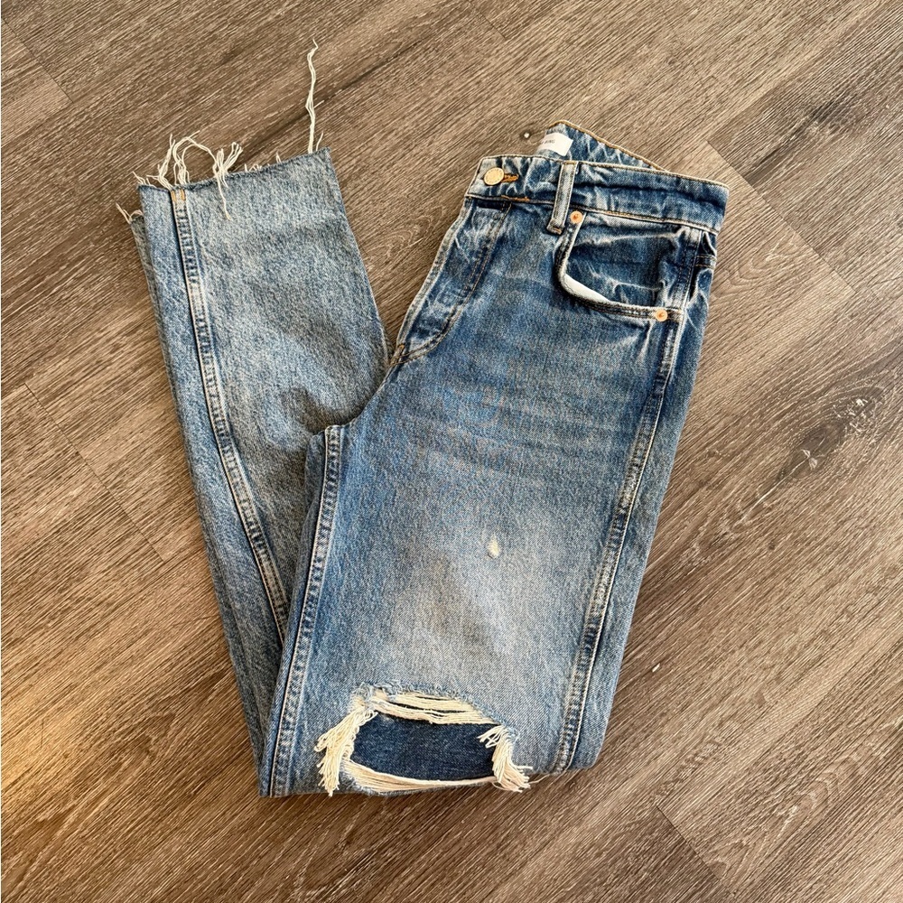 Anine Bing Blue Denim Jeans